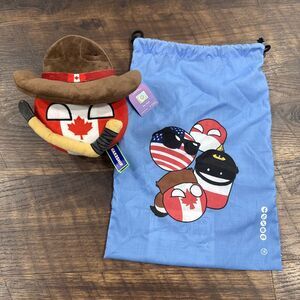 NEW Makeship Canada Ball Plushie by Drew Durnil LE With Bag